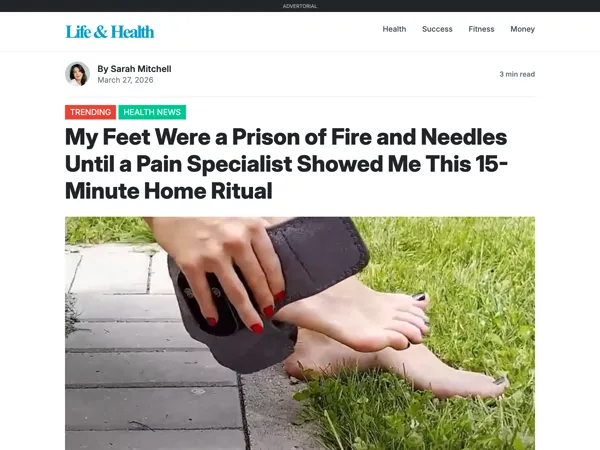 Foot Massager Ecommerce Advertorial advertorial example preview