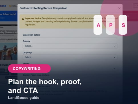 Advertorial Copywriting Framework: From Hook to CTA