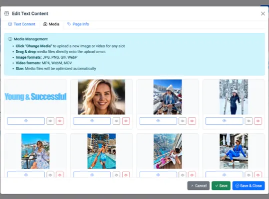 LandGoose quick editor